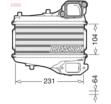 chladič turba DENSO DIT40001