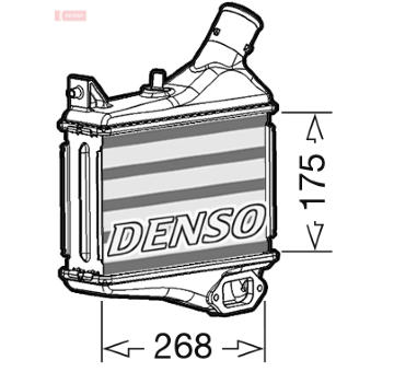 chladič turba DENSO DIT40011