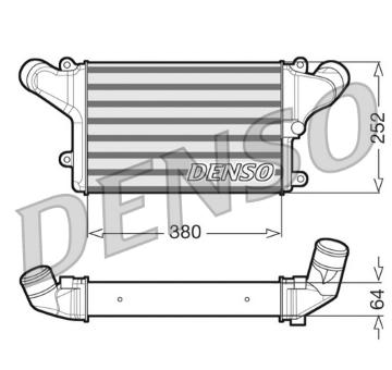 Chladič turba DENSO DIT45003