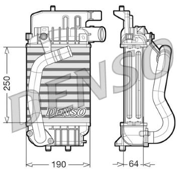 Chladič turba DENSO DIT50004