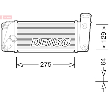 Chladič turba DENSO DIT50009