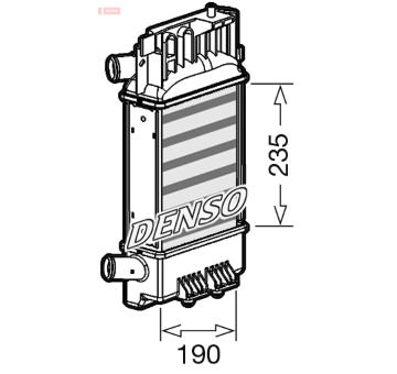 chladič turba DENSO DIT50012