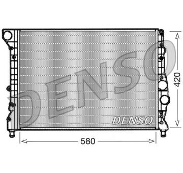 Chladič, chlazení motoru DENSO DRM01001