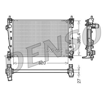 Chladič, chlazení motoru DENSO DRM01006