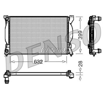 Chladič, chlazení motoru DENSO DRM02033