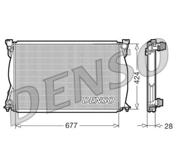 Chladič, chlazení motoru DENSO DRM02038