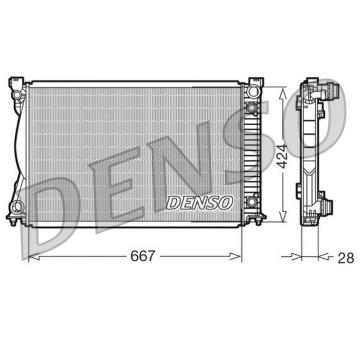 Chladič, chlazení motoru DENSO DRM02039