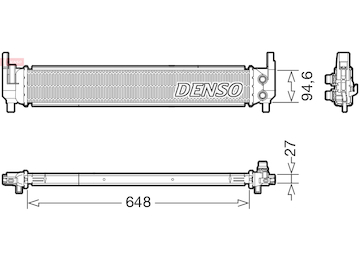 Chladič, chlazení motoru DENSO DRM02042