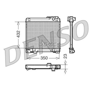 Chladič, chlazení motoru DENSO DRM05013