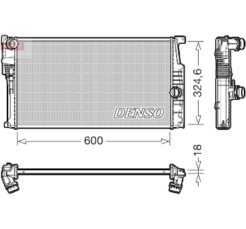 Chladič, chlazení motoru DENSO DRM05017