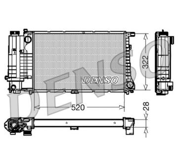 Chladič, chlazení motoru DENSO DRM05045