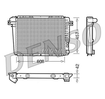 Chladič, chlazení motoru DENSO DRM05070