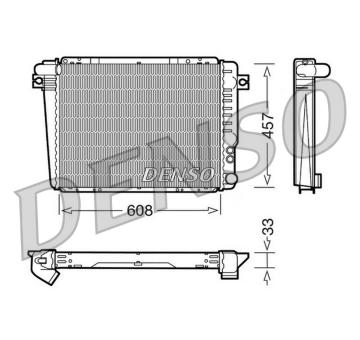 Chladič, chlazení motoru DENSO DRM05072