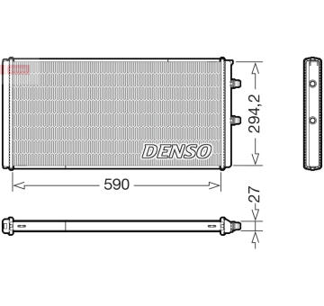 Chladič, chlazení motoru DENSO DRM05076
