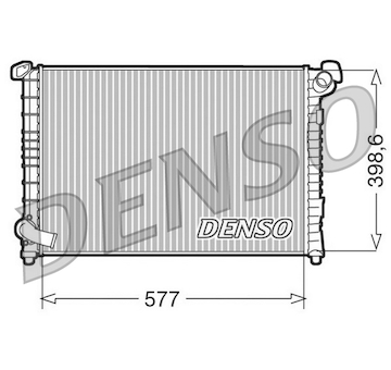 Chladič, chlazení motoru DENSO DRM05101