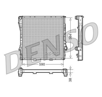 Chladič, chlazení motoru DENSO DRM05117