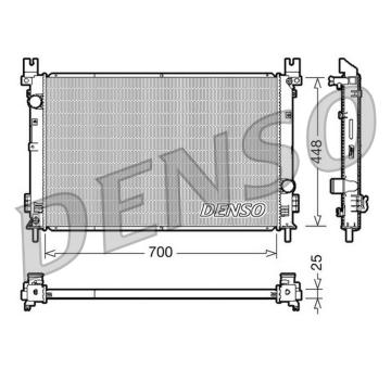 Chladič, chlazení motoru DENSO DRM06001