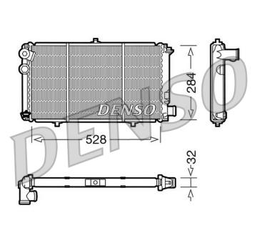 Chladič, chlazení motoru DENSO DRM07001