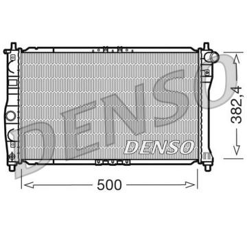 Chladič, chlazení motoru DENSO DRM08001