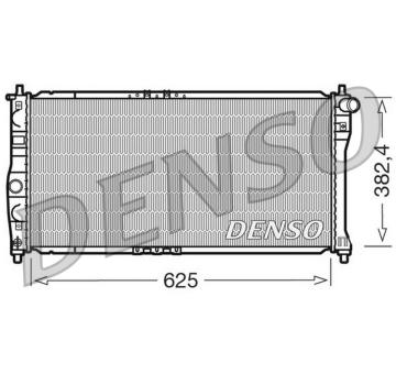 Chladič, chlazení motoru DENSO DRM08002