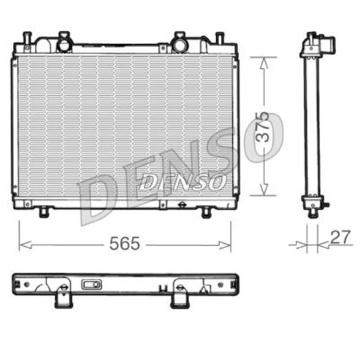 Chladič motora DENSO DRM09022