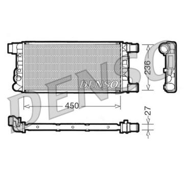 Chladič, chlazení motoru DENSO DRM09041