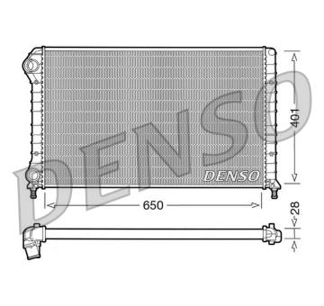 Chladič, chlazení motoru DENSO DRM09061