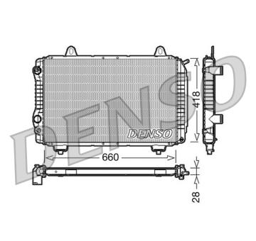 Chladič, chlazení motoru DENSO DRM09071