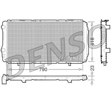 Chladič, chlazení motoru DENSO DRM09074