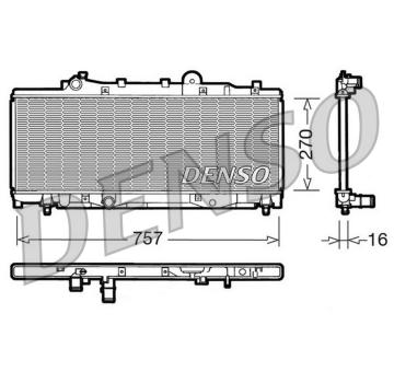 Chladič, chlazení motoru DENSO DRM09092