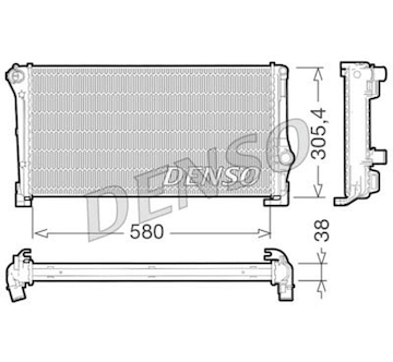 Chladič, chlazení motoru DENSO DRM09107