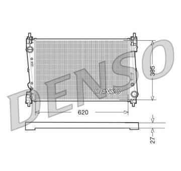 Chladič, chlazení motoru DENSO DRM09112