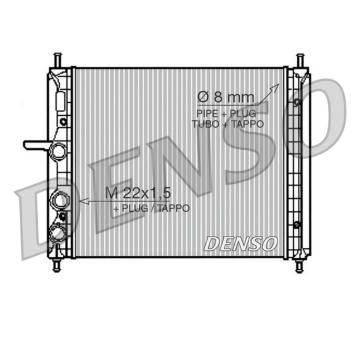 Chladič, chlazení motoru DENSO DRM09150