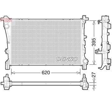 Chladič, chlazení motoru DENSO DRM09167