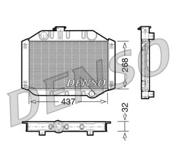 Chladič, chlazení motoru DENSO DRM10010