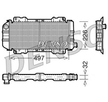 Chladič, chlazení motoru DENSO DRM10017