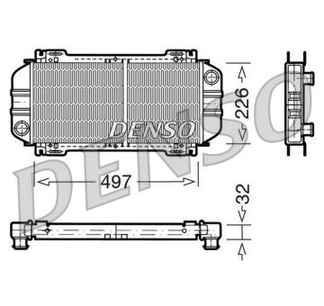 Chladič motora DENSO DRM10033