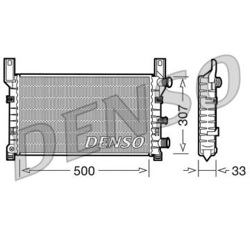 Chladič, chlazení motoru DENSO DRM10035