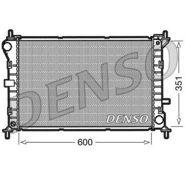 Chladič, chlazení motoru DENSO DRM10051