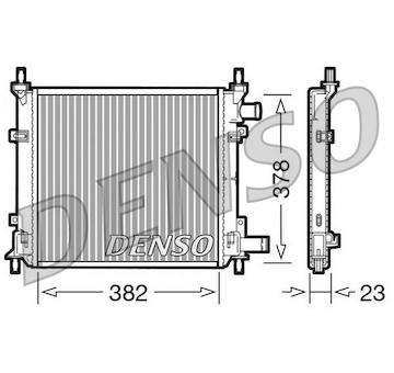 Chladič, chlazení motoru DENSO DRM10060