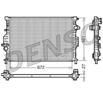 Chladič, chlazení motoru DENSO DRM10069