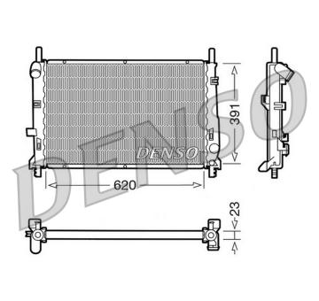 Chladič, chlazení motoru DENSO DRM10070