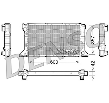 Chladič, chlazení motoru DENSO DRM10100