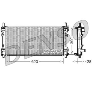 Chladič, chlazení motoru DENSO DRM10102