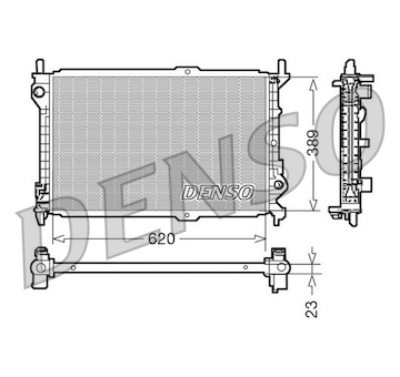 Chladič, chlazení motoru DENSO DRM10107