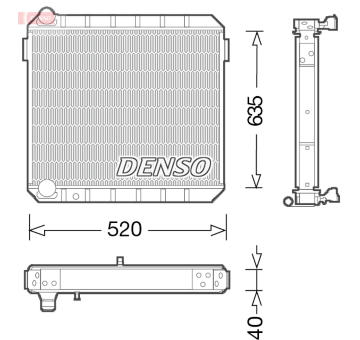 Chladič motora DENSO DRM10110