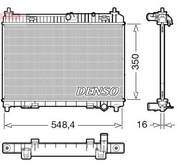 Chladič, chlazení motoru DENSO DRM10113