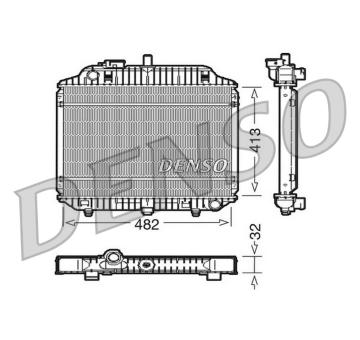 Chladič motora DENSO DRM17010