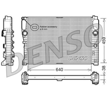 Chladič, chlazení motoru DENSO DRM17014