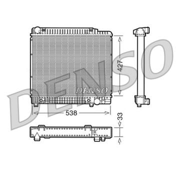 Chladič, chlazení motoru DENSO DRM17022